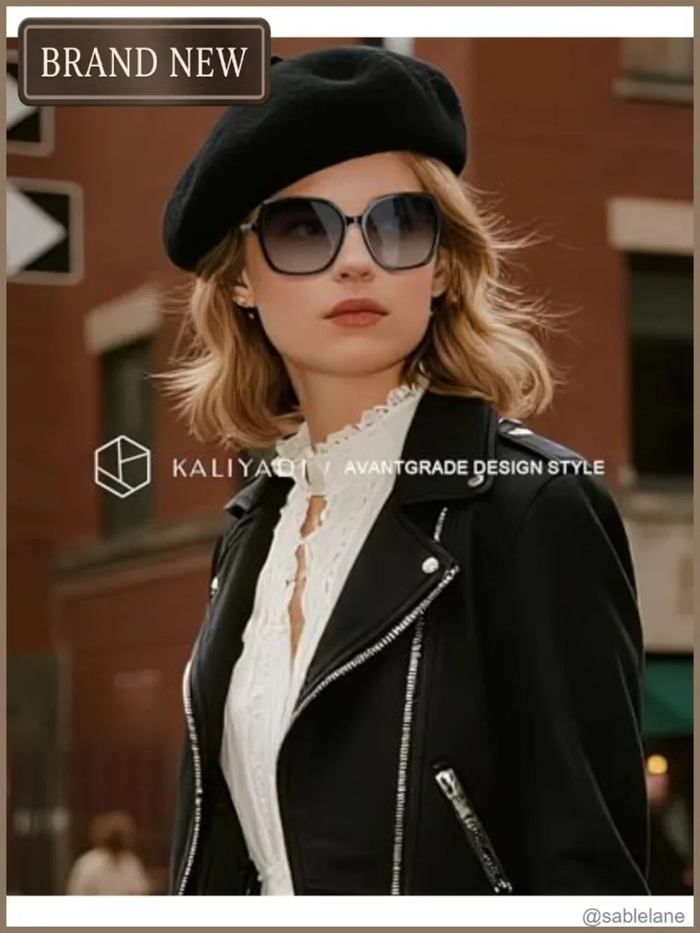 Polarized Square Sunglasses for Women UV400 Protection Rhinestone Sparkling
